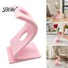 Elegant Flower Display 3D Printed Curved Arrangement Stand, Minimalist Holder Ornament, Decorative Home Accent Creative Artistic Table Decoration for