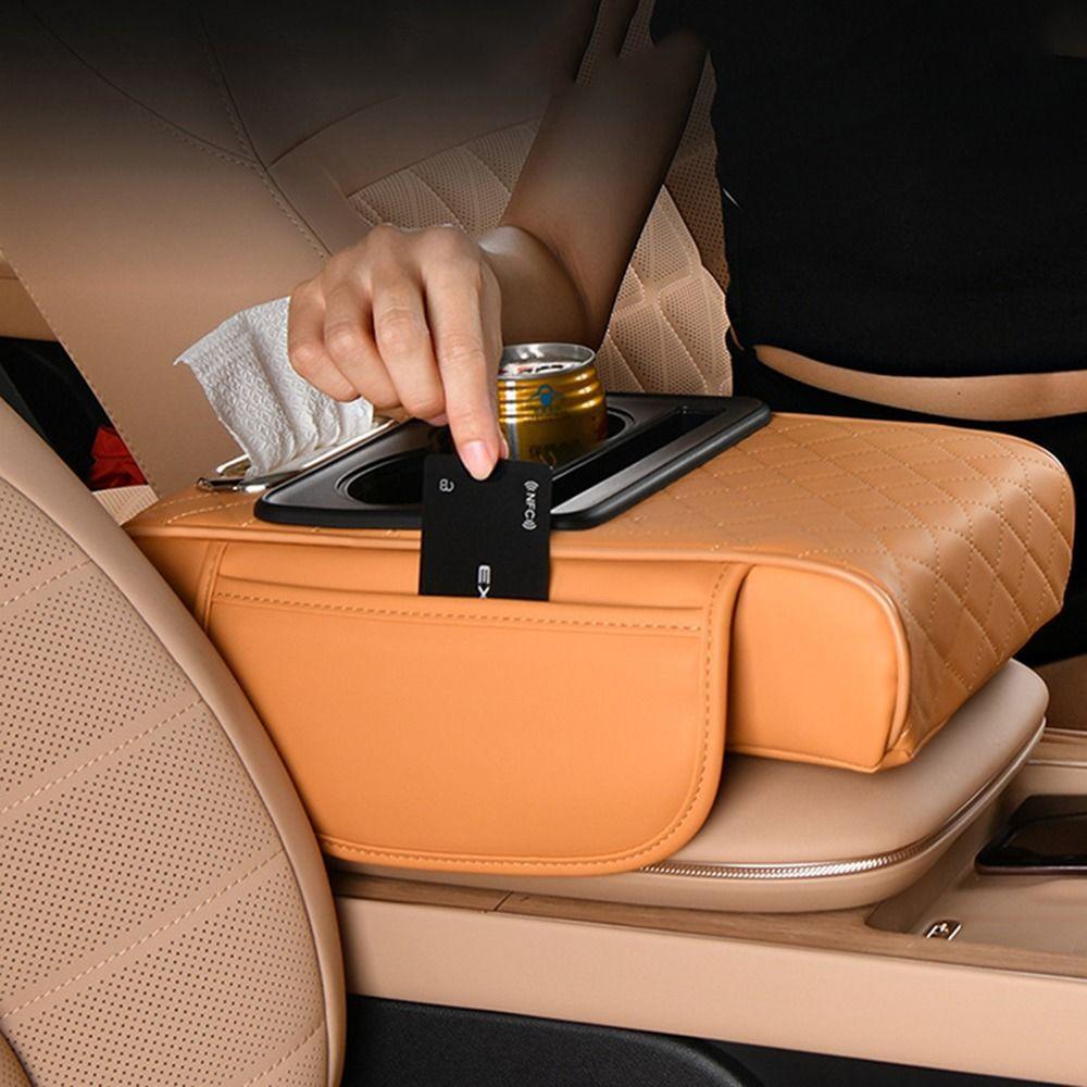 Side Storage Pockets Car Console Console Pillow Large Capacity Auto Armrest Cover Trucks
