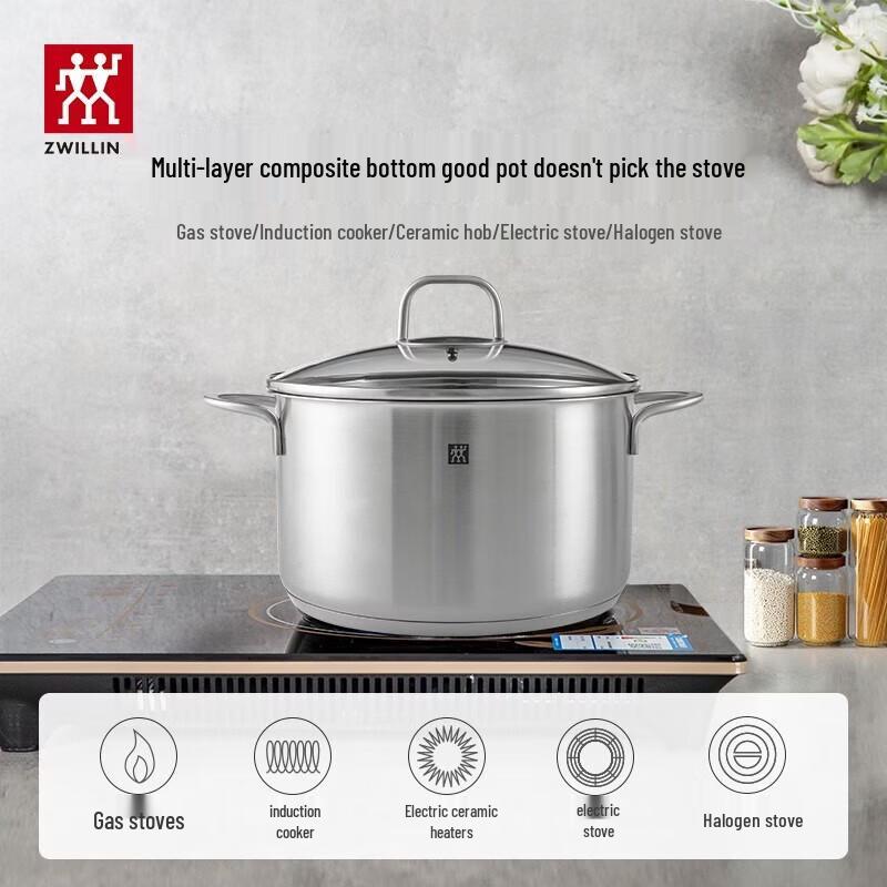 Zwilling Глубокая кастрюля из нержавеющей стали для супа