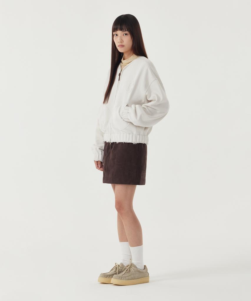 COVERNAT WOMAN Wool Tencel Turtleneck T-Shirt Butter