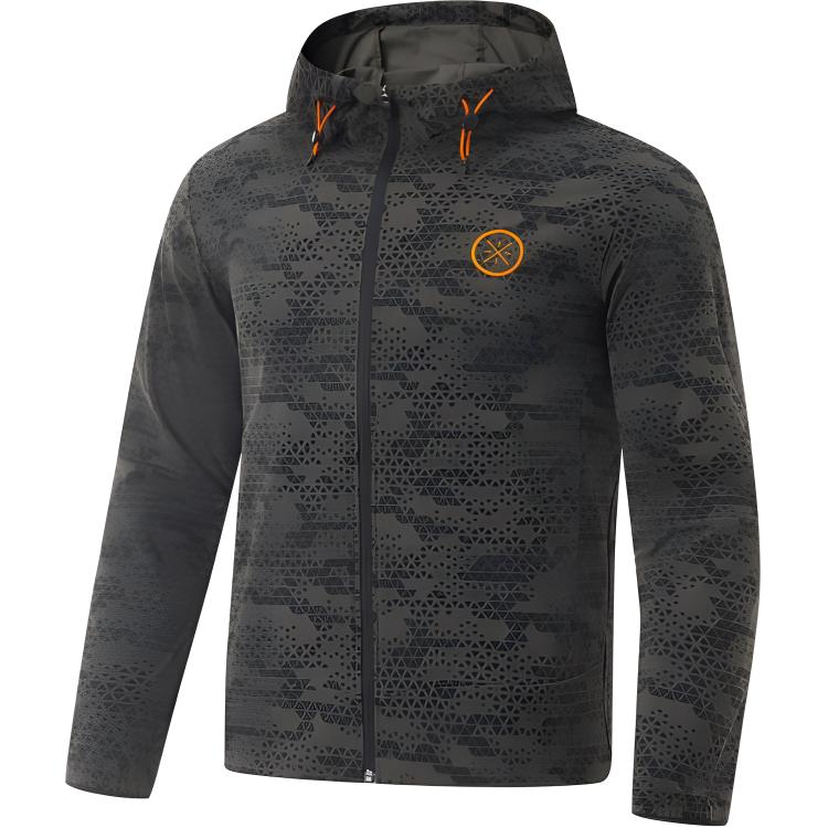 Li Ning Wade Series Sports Casual Comfortable Windbreaker Men Upperwear Graphite-Gray AFDU845-1
