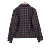2026 spring new European and American cross-border women's clothing street fashion plaid double-breasted jacket w027 1199