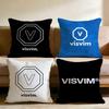Brand Design V-Visvim Cushion Cover Multi-Scene Pillow Cover for Home & Car - Reversible, Soft & Durable for Daily Use