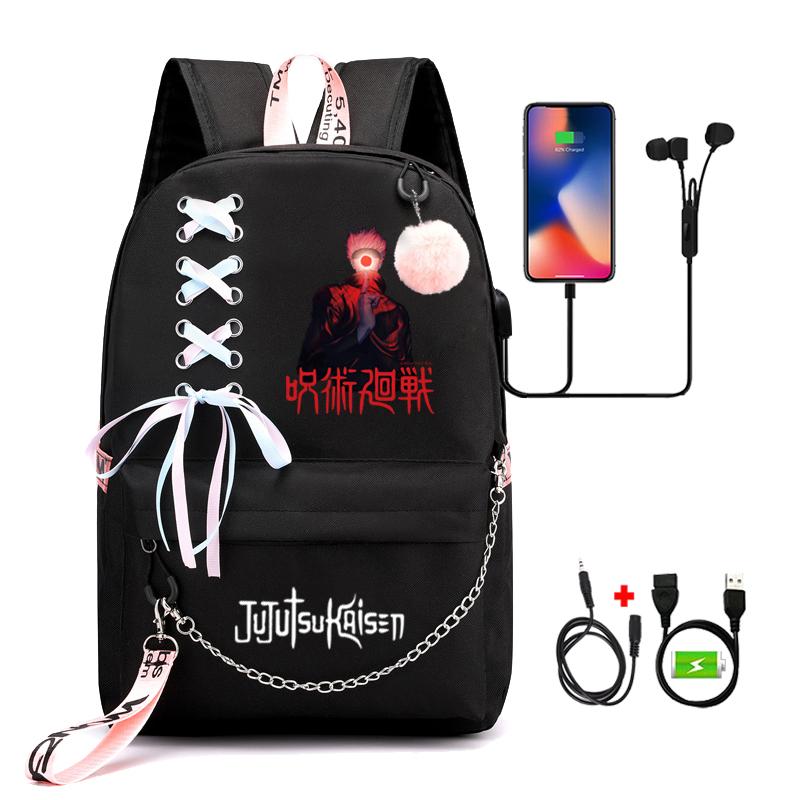 Рюкзак в стиле аниме с принтом, школьная сумка для подростков, студентов, книжная сумка с героями мультфильмов, уличный рюкзак, детский рюкзак для мальчиков и девочек