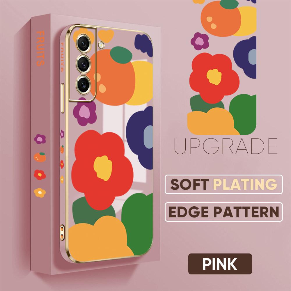 Красочные печатные узоры с квадратным краем корпуса с покрытием корпуса телефона Роскошное покрытие Мягкий чехол для телефона для iPhone Motorola Moto OnePlus Samsung