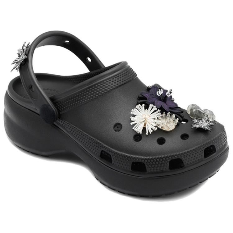THE BEAST x Crocs Cloud EVA Simple and Stylish Hole Shoes Women's Black