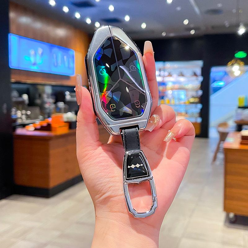Чехол для ключа и металлический брелок для BYD Formula Leopard 3, 5 и 8