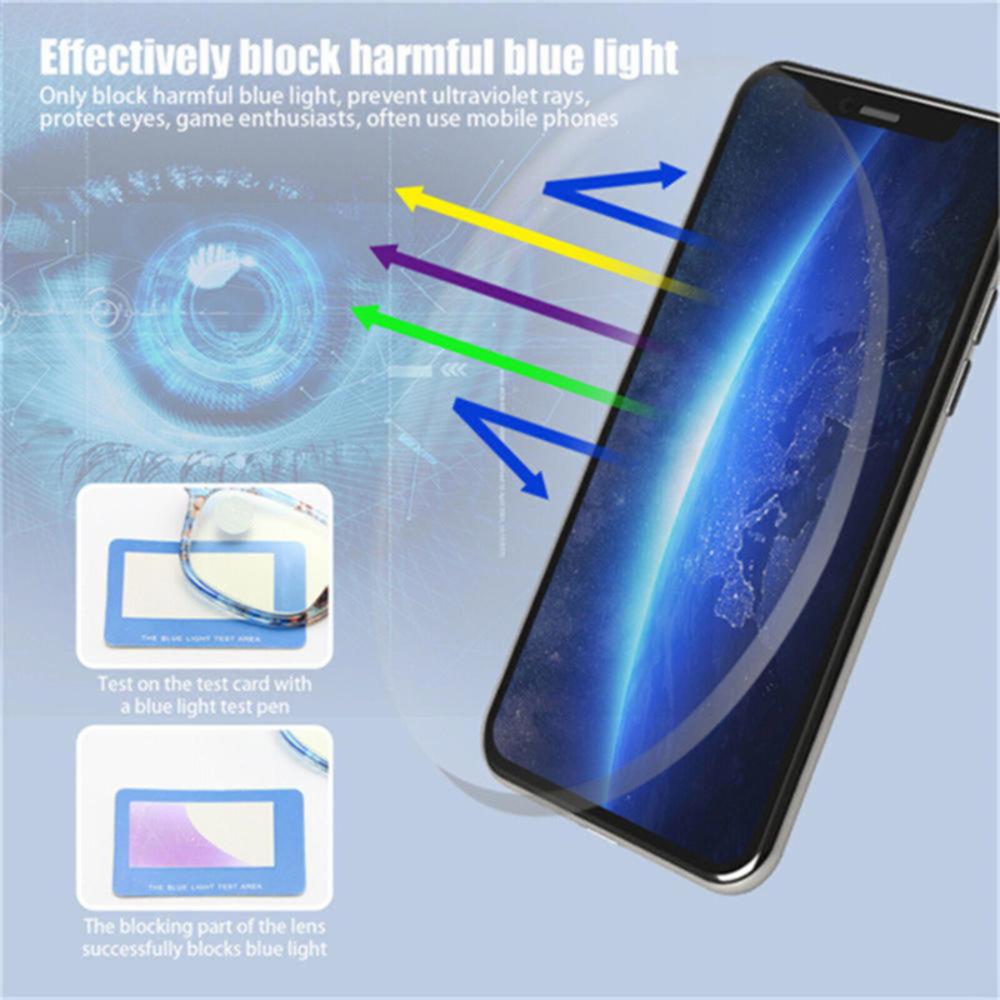 Xiaomi Trendy Metal Eyeglasses Progressive Lens Far Near View Anti Blue Light Clear Presbyopic Glasses 8067
