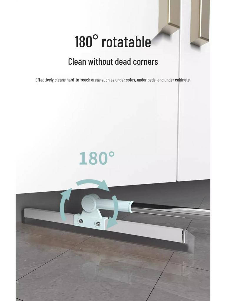 Волшебная силиконовая швабра двойного назначения: Влажная уборка для полов ванной и туалета