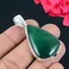 Нефритовый нефритовый кулон из драгоценного камня, твердый кулон из стерлингового серебра 925 пробы, ювелирный подарок для унисекс