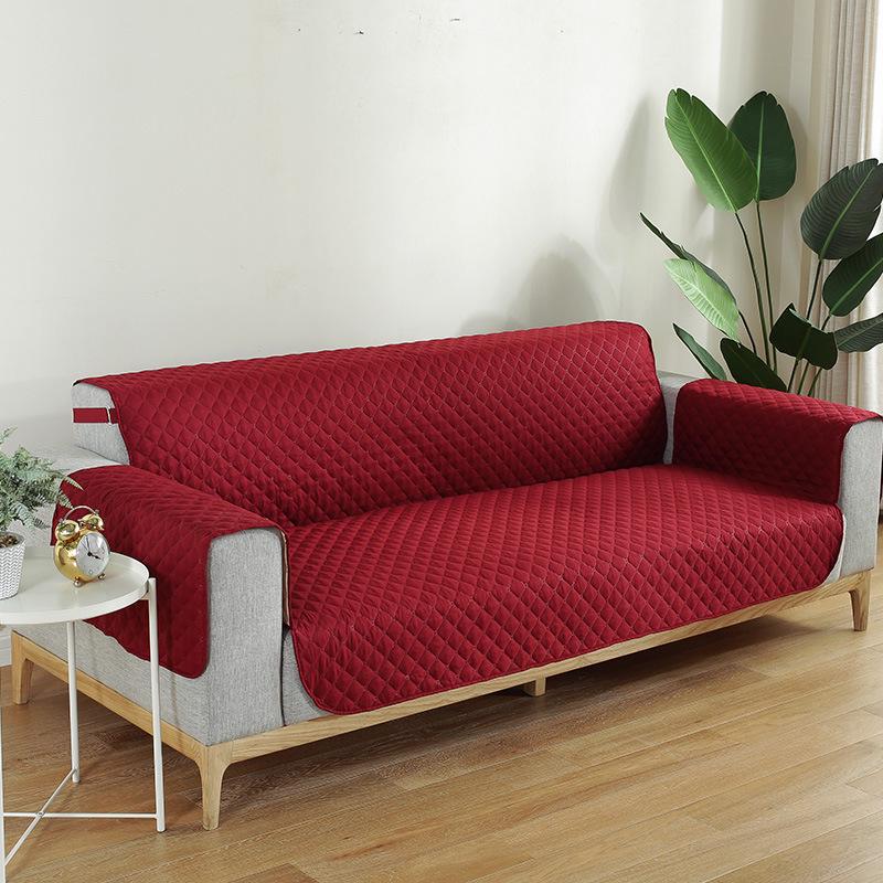 Водонепроницаемый Нескользящий Чехол-подушка для дивана для питомца - Однотонная Защитная Накладка