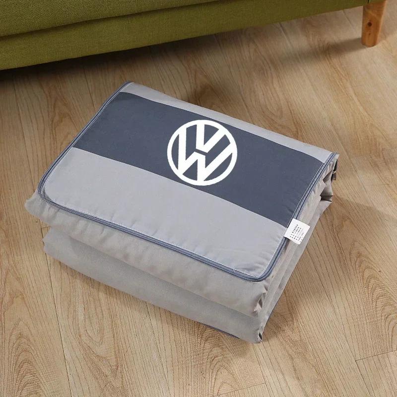 Для VOLKSWAGEN VW Подушка-одеяло для сиденья автомобиля, плед, декоративная подушка для Volkswagen Golf Passat Jetta Touareg Tiguan Polo Bora Beetle