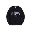 Li Ning Reignite Series Logo Print Loose Pullover Sweatshirt Unisex Sweatshirt Black AWDU343-2