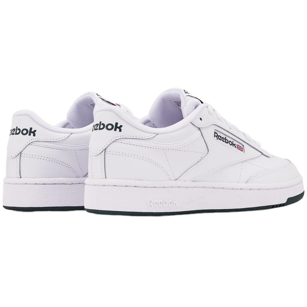 Reebok Club C 85 Удобные Универсальные Прочные Низкие Кроссовки Мужские кроссовки Белые 100039280