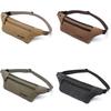 Women Men Fanny Pack Waist Belt Bag Canvas Purse Travel Camping Hiking Bag Pouch for Phone Coins