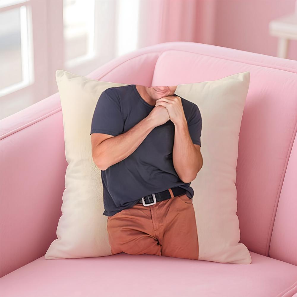 CChris Bauer Cushion Cover Pillow Case Soft Friendly Fabric Concealed Zipper