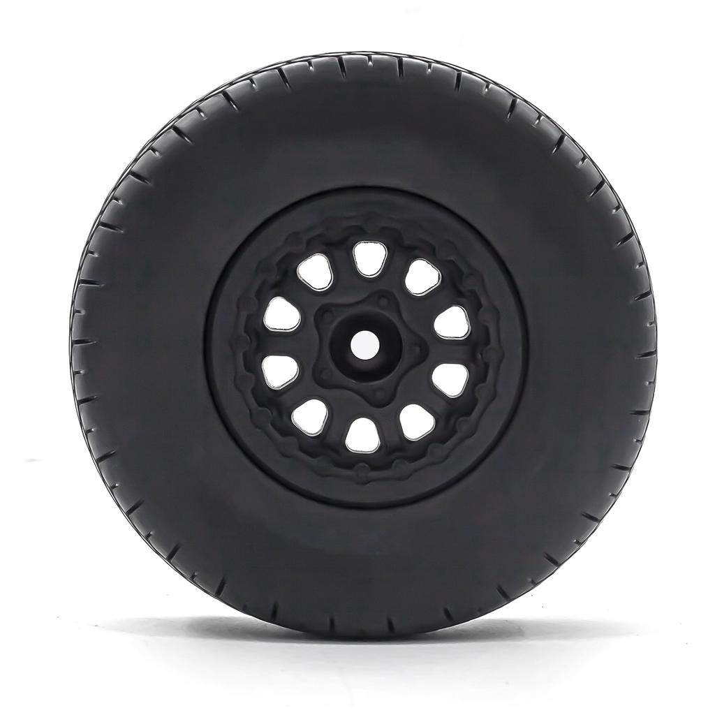 RC Crawler Rubber Tires RC Car Tires 4pcs 12mm Hex Replacement for 1/10 Traxxas Slash RC Short