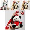 Unique Plush Panda Backpack Keychain Cute Keychain For Kids Perfect For Gifts
