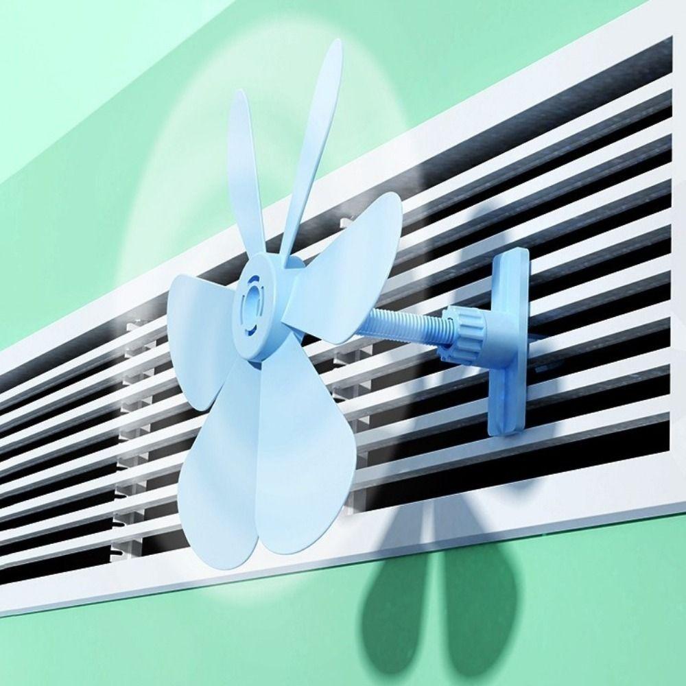 3Pcs Windmill Shaped Air Outlet Guide Fan Anti Direct Blowing Conditioning Guide Fan  Study Room