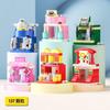 ГОТОВЫЙ СТОК Mini Lego 6 в 1, строительные блоки, сделай сам, развивающая игра для детей, полицейский самолет и пожарная служба