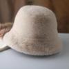 Imitation Fur Mink Fur Hat For Women In Autumn And Winter, Thickened And Warm Fisherman Hat, Basin Hat, Soft And Furry Ear Protection And Warm Hat