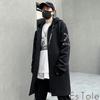 EsTole Street Parka Middle Coat Long Jacket Long Parka Zip Up Parka Maxi Length Mountain Parka Parka Dress Big Hood Outerwear Haori Street Style Mode
