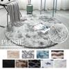 Fluffy Round Rug Carpets for Living Room Home Decor Bedroom Kid Room Floor Mat Decoration Thicker Pile Rug Large Area Mat