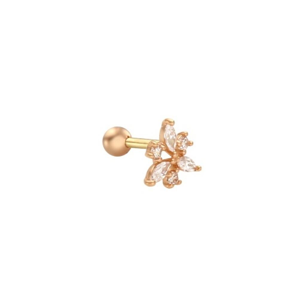 LLOYD Poinsettia 14K GOLD Earrings (LPFF2012G)