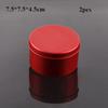 1/2pcs Portable Aluminum Tin Jar Multistyles Cosmetic Container Candle Jars  Cream Balm Nail Candle