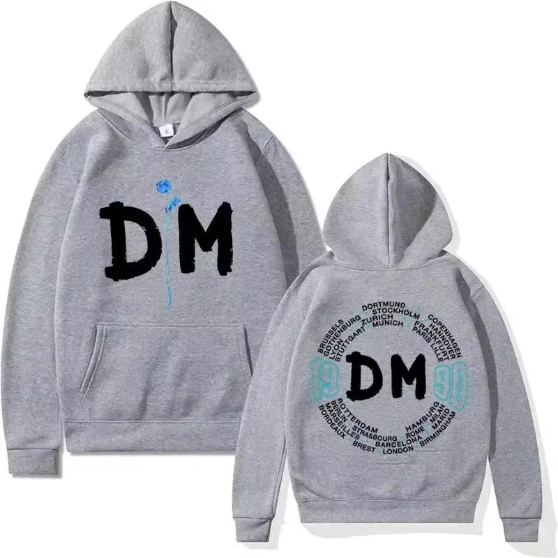 Британская группа Depeche Cool Mode Violation Europe Tour 1990 Толстовки с капюшоном Женская зимняя толстовка унисекс модная готическая толстовка с капюшоном Топы