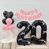 32 Inch Aluminum Foil Balloon Large Decorative Balloon  Girl Birthday Decoration