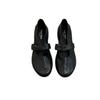 Sheepskin version shallow mouth single shoes women's 2025 summer new French one-word belt Mary Jane shoes black soft-soled small leather shoes