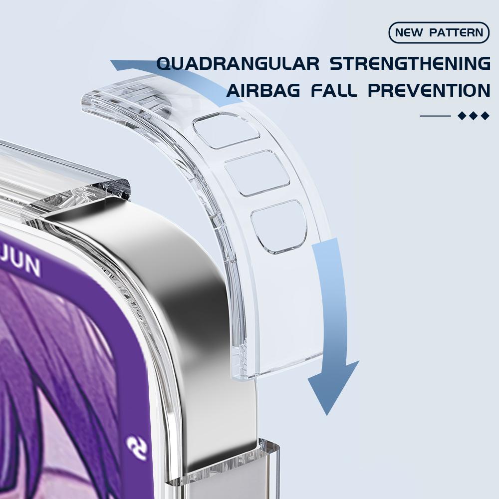 Противоударный мягкий чехол для телефона с мультяшным рисунком, прозрачный защитный чехол для камеры Huawei Honor iPhone Samsung Xiaomi Redmi OPPO Realme Vivo