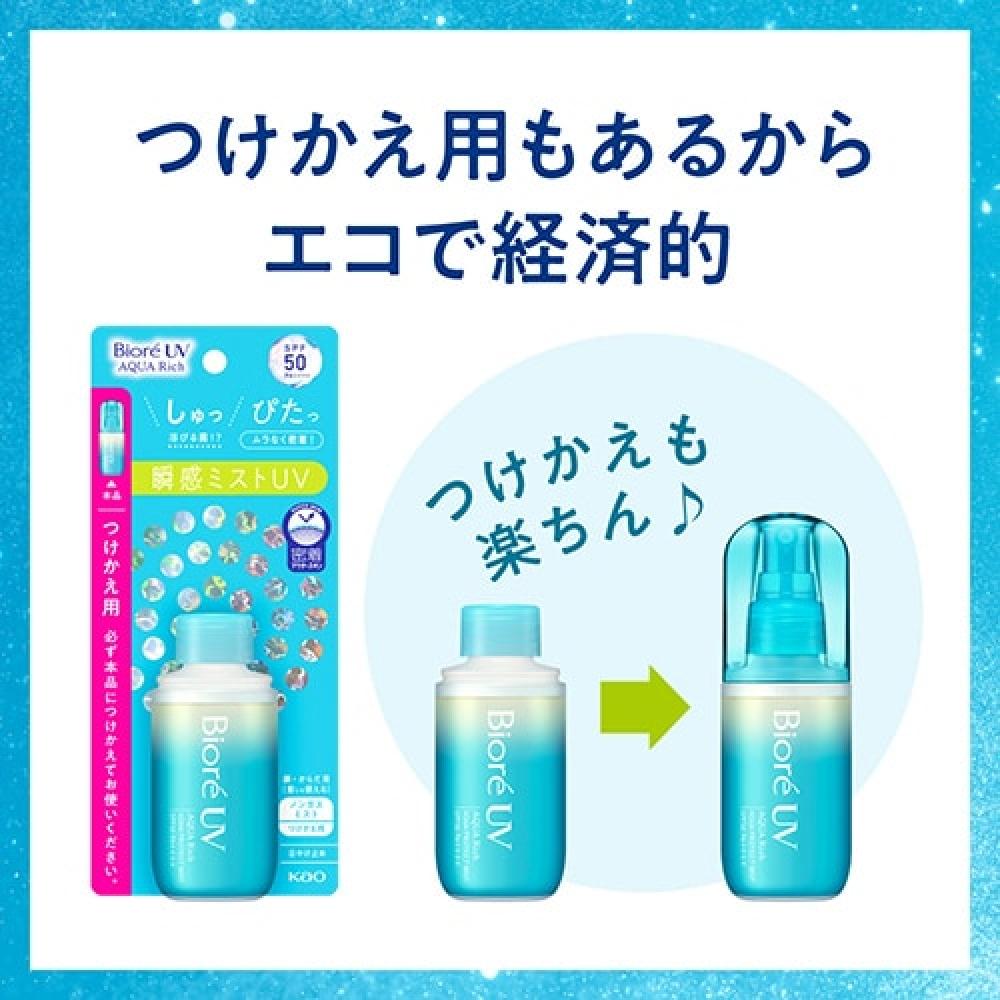 KAO Biore Uv Aqua Protect Mist Спрей SPF50 PA++++ 60 мл