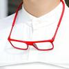 4 Styles Fashionable Neck Hanging Reading Glasses Magnet PC Square Frame HD Convenient And Comfortable Telescopic Feet Unisex