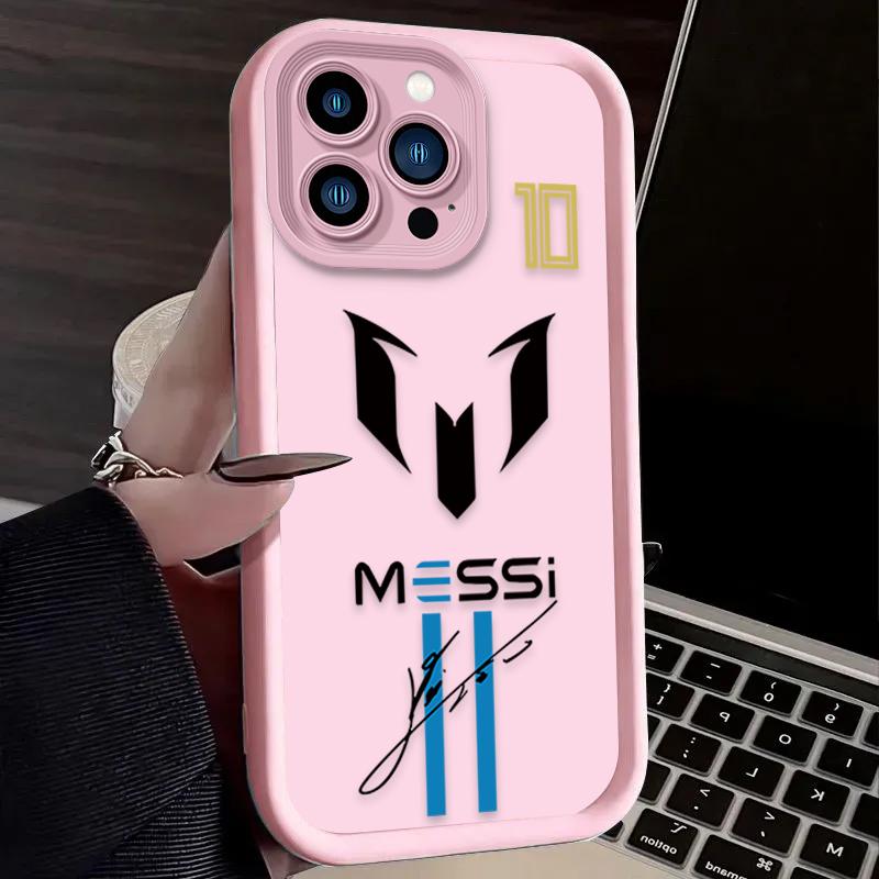 Мультяшный дизайн футбольной звезды Чехол для телефона iPhone 15 Pro Max 11 12 13 16 14 Plus Мягкий силиконовый защитный чехол