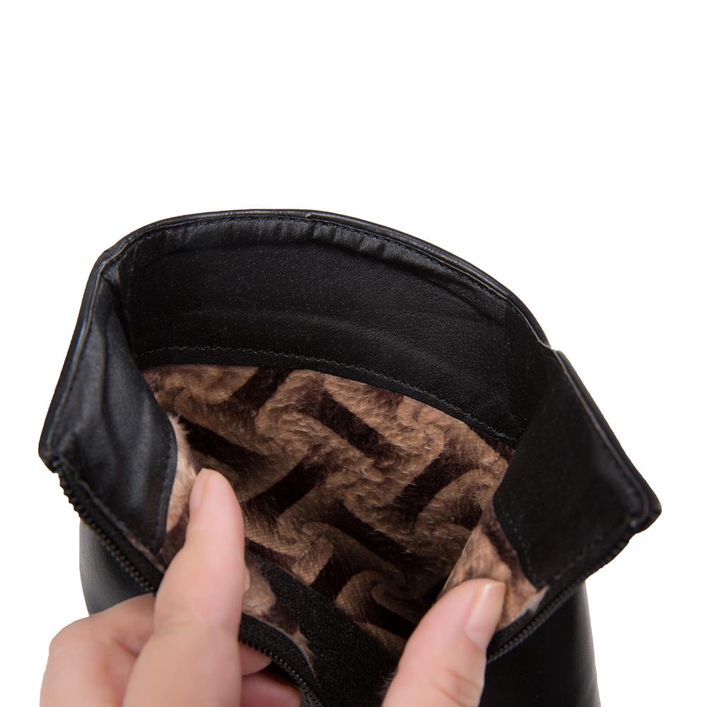 Женские короткие сапоги на высоком каблуке, темперамент, европейский и американский стиль, простой темперамент, тонкий каблук, большой размер, однотонные короткие сапоги