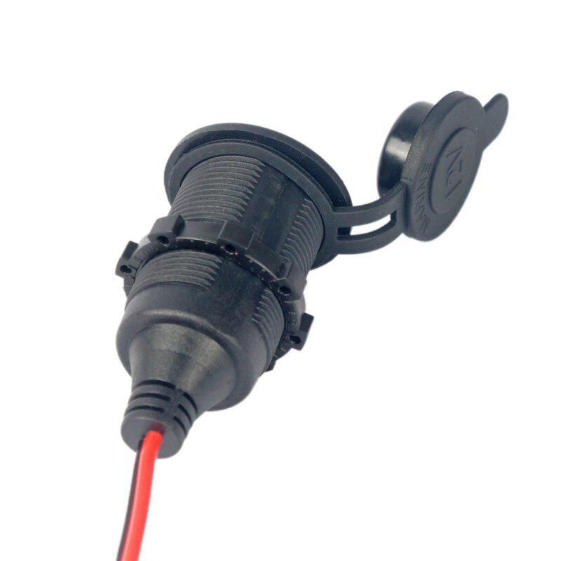 12/24 В постоянного тока автомобильный прикуриватель гнездо разъем адаптер кабель