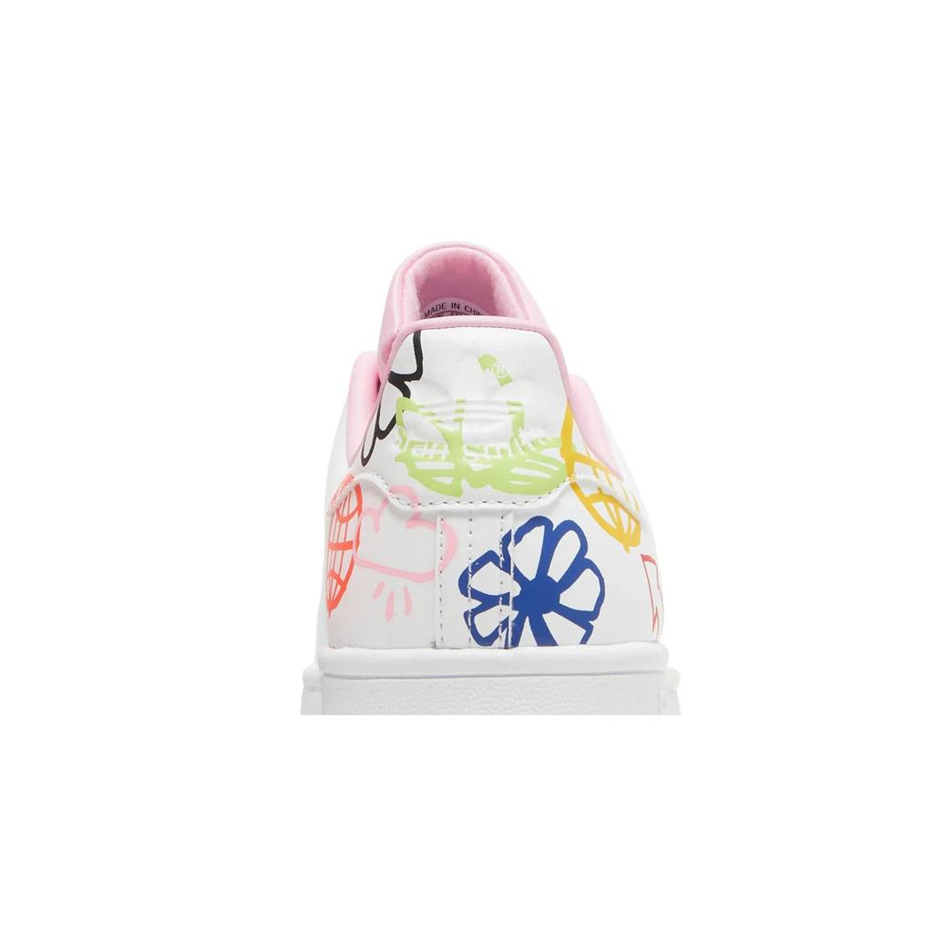 Adidas Womens Stan Smith 'Doodle - White Pink' (women's sizes) Cloud White / True Pink / Cloud White Skate Shoes FX5680