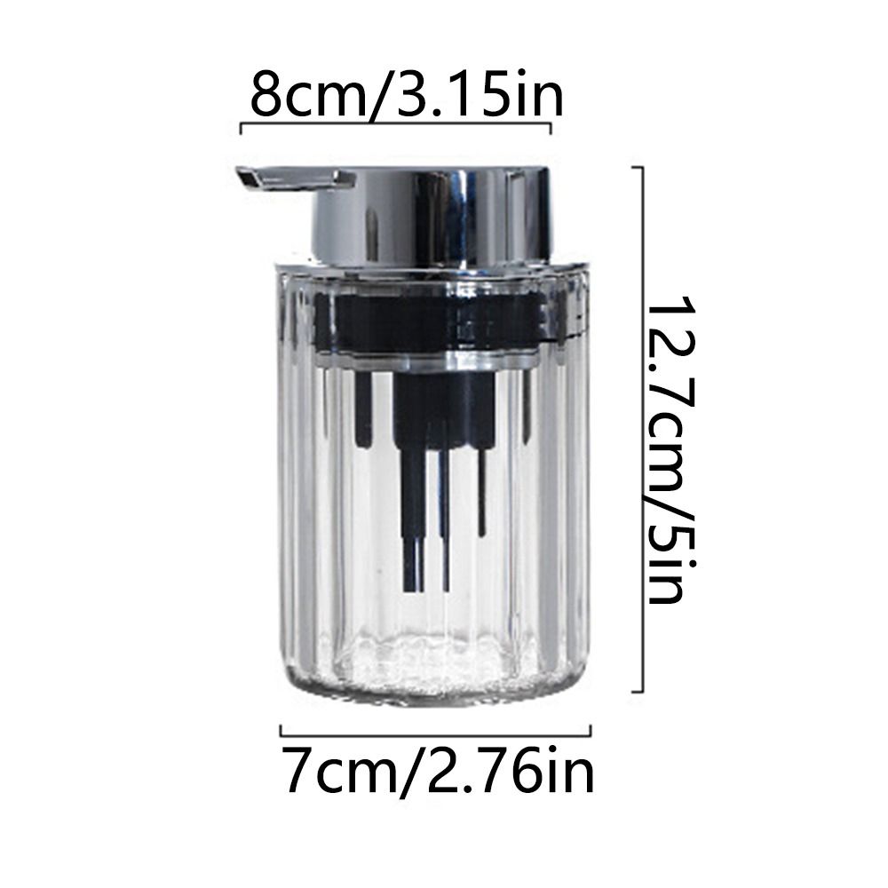 Refillable Mousse Bottle Reusable Dish Soap Container Premium Foam Pump Jar  Shower Gel