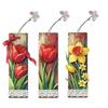 3Pcs Special Shape Rose Bouquet DIY Bookmarks Diamond Painting Kits Diamond Art Bookmark with Pendant for Kids Adults Beginners
