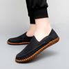 Men‘s Casual Shoes Handmade Leather Loafers Leather Flat Moccasins Men Sneakers Plus Size 39-47