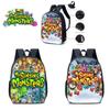 Мультяшный рюкзак My Singing Monsters для детей, вместимость 20 л