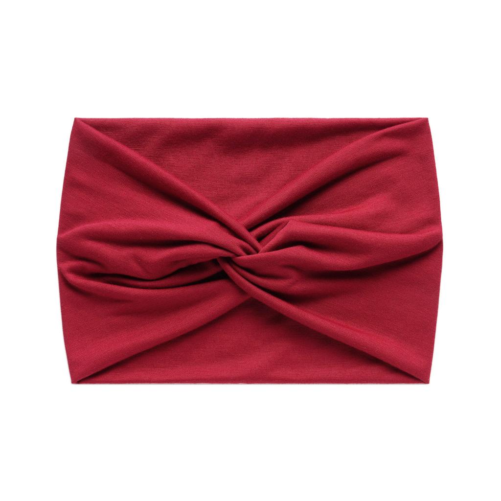 18 см однотонная широкая версия перекрестная эластичная спортивная повязка на голову для йоги женская антиперспирантная повязка на голову впитывающая пот аксессуары для волос