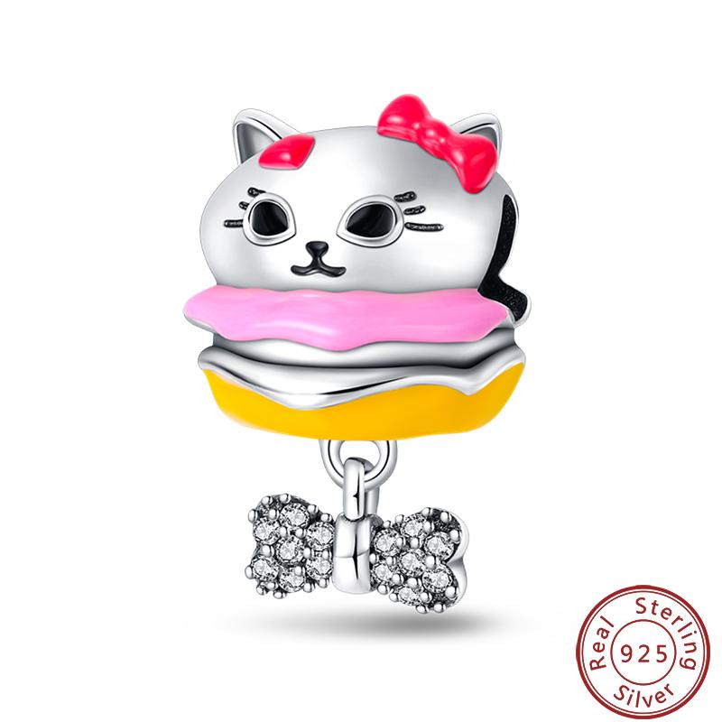 Милая серия «Кошка и собака» Медные шармы «Луна», «Бабочка», «Отпечаток лапы» 3 мм Сделай сам Изготовление изящных ювелирных изделий Подарки