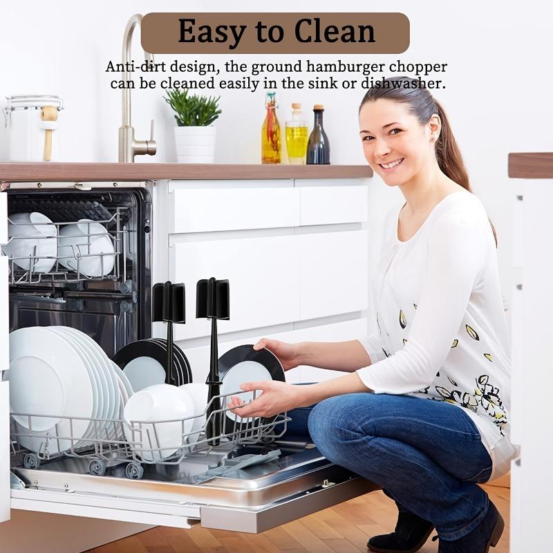 1 шт., измельчитель мяса с антипригарным покрытием — термостойкая давилка для гамбургеров для говяжьего фарша, картофеля и многого другого — легко смешивать и измельчать