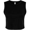 Bella + Canvas Womens/Ladies Muscle Micro-Rib Cropped Tank Top