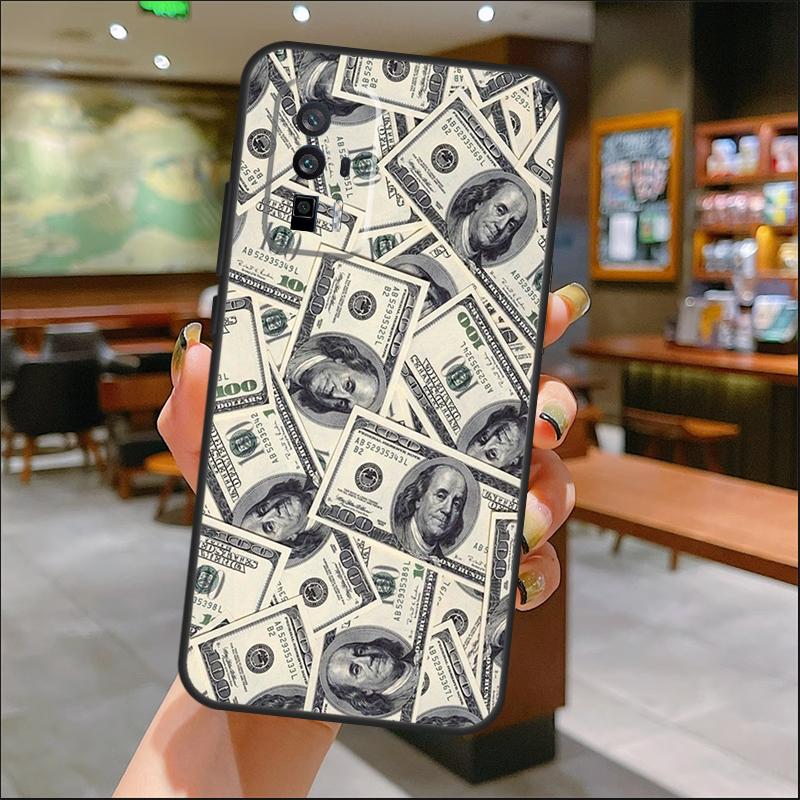 Чехол для банкнот, долларов, наличных денег для Xiaomi 15 14 Ultra 13 11T 12T 13T 14T Pro POCO X7 Pro X3 X5 X6 M6 F5 F6 Pro
