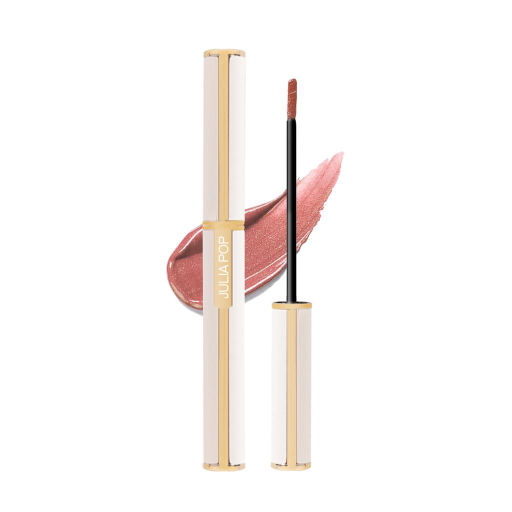 Velvet Lip Glaze with Fine Glitter Matte Lipstick Long Lasting Lip Gloss Not Easy To Stick Cup