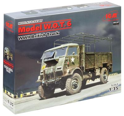 ICM 1/35 Вторая мировая война Британская армия Грузовик Ford W.O.T.6 Пластиковый набор 35507
